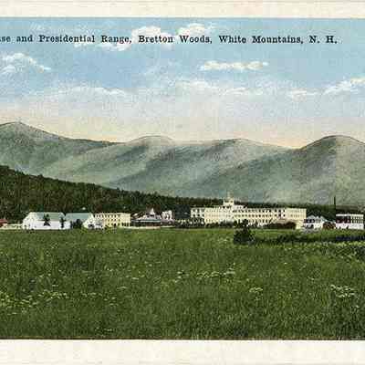 Fabyan House and Presidential Range, Bretton Woods, White Mountains, N.H.