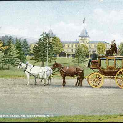 Deer Park Hotel and P.V. Stage, No. Woodstock, N.H.
