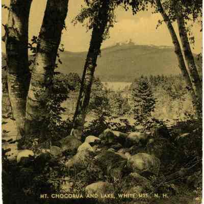 Mt. CHOCORUA AND LAKE, WHITE MTS., N. H.