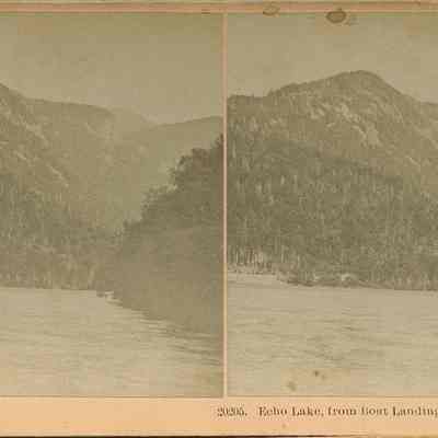 Echo Lake, from Boat Landing, Frankonia Notch, N.H.