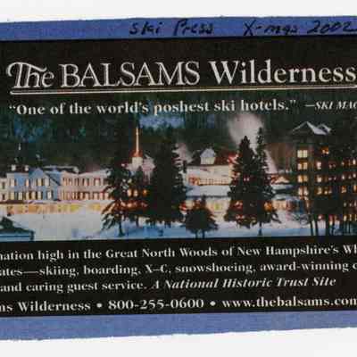 The BALSAMS Wilderness