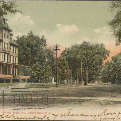 Lancaster House, Main St. Lancaster NH