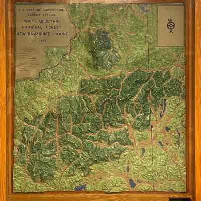 CCC Plaster Relief Map
