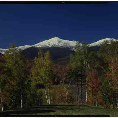 Snow and Foliage, Mt. Adams, Pinkham Notch, NH
