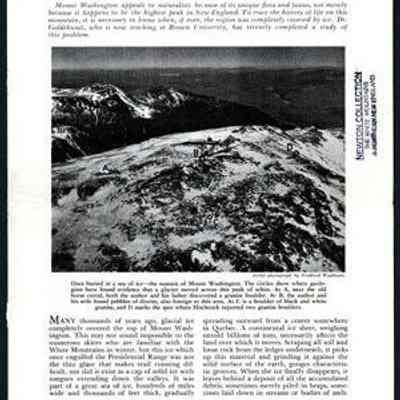 Mount Washington in the Great Ice Age