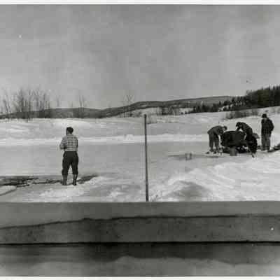 Ice Cutting at The Balsams
