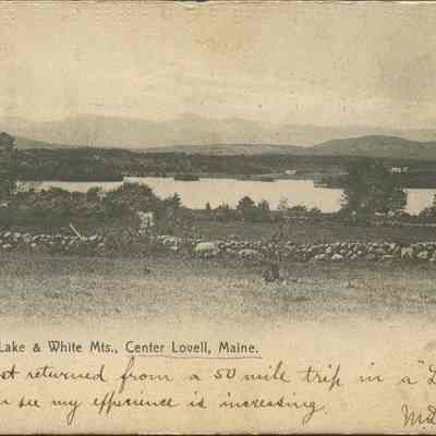 Kezar Lake and White Mts., Center Lovell, Maine
