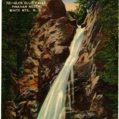 70:-GLEN ELLIS FALLS. PINKHAM NOTCH. WHITE MTS.. N. H.