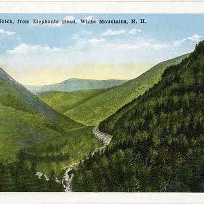 Crawford Notch, from Elephants Head, White Mountains, N.H.