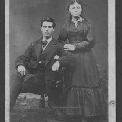 Couple Posed in a Studio
