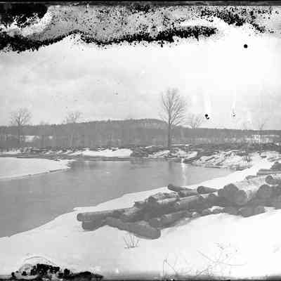 Logs in Snow