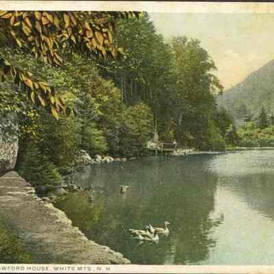 Saco Lake and Crawford House, White Mountains, N.H