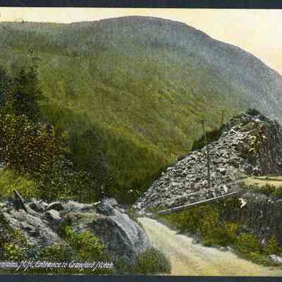 White Mountains, N.H., Entrance to Crawford Notch