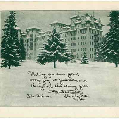 Frank Doudera Greeting Card, The Balsams
