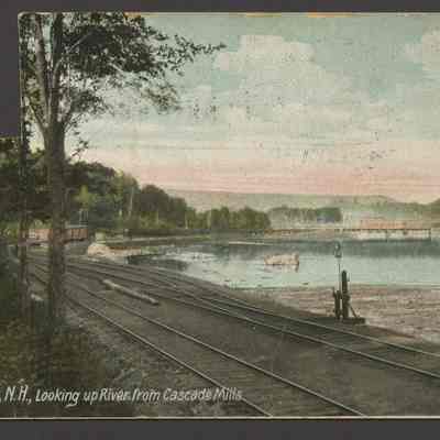 Berlin NH, Looking up river from Cascade Mills