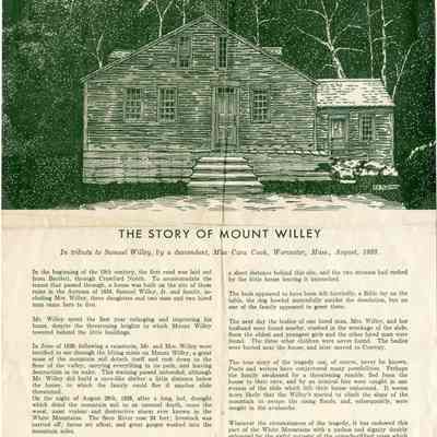 The Story of Mount Willey
