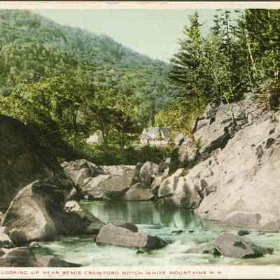 Saco River looking up near Bemis, Crawford Notch, White Mountains, N.H.