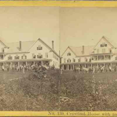 Crawford House with party for Mt Washington.