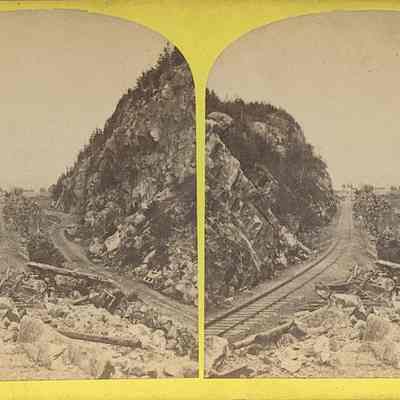 Railroad to a Hotel Through the Notch