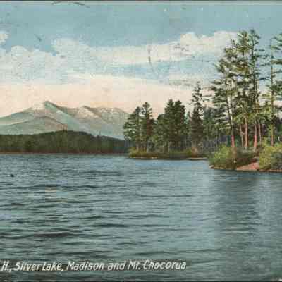 White Mts Nh, Silver Lake, Madison and Mt Chocorua