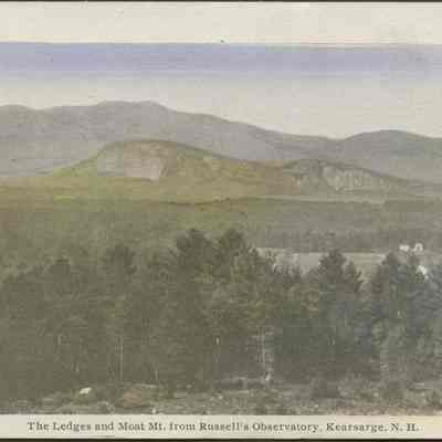 Mt. Washington and Mt. Moat from Russell's Observatory, Kearsarge, N.H.