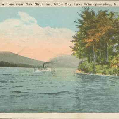 View from near Oak Birch Inn, Alton Bay, Lake Winnipesaukee NH