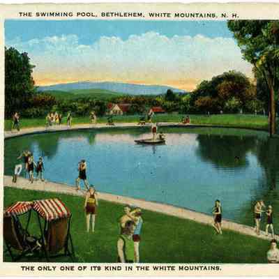 THE SWIMMING POOL, BETHLEHEM, WHITE MOUNTAINS, N. H.