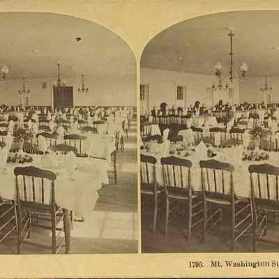 Mount Washington Summit House Dining Hall.