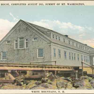 New Summit House, Completed August 1915, Summit of Mt. Washington, White Mountains NH
