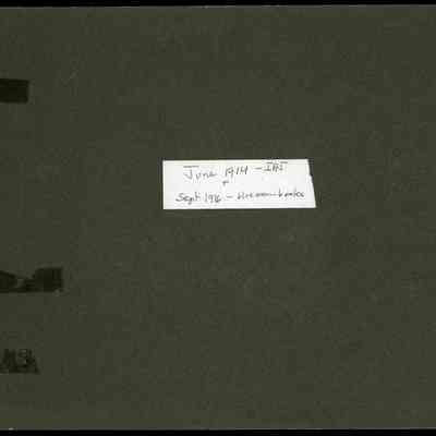 Walter H. and Ida Rachel James Travel Journal 1914 and 1916