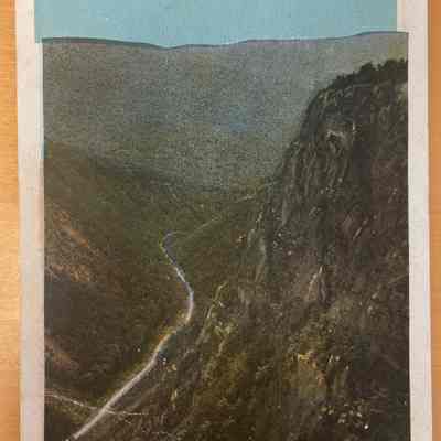 The Road through Dixville Notch, White Mountains, N. H.
