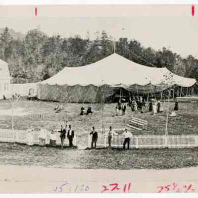 Tent on Twin Mountain House Lawn