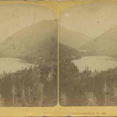 Echo Lake from Artists Bluff Franconia Notch