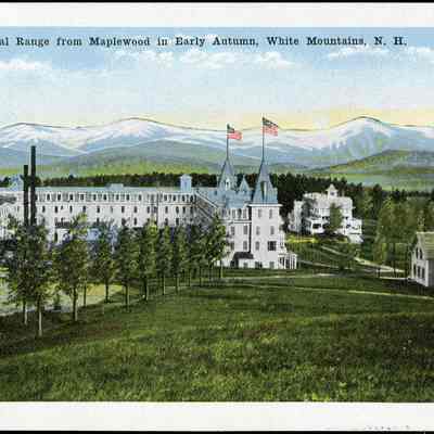 Presidential Range from Maplewood in Early Autumn, White Mountains, N.H.