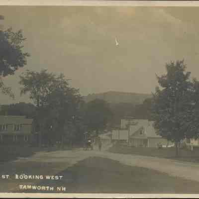 Main St looking west Tamworth NH.