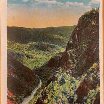 "Old King," Cliff and Roadway through Dixville Notch