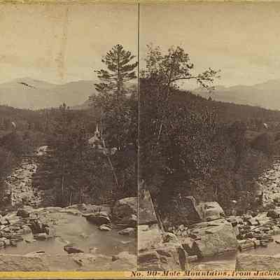 Mote Mountains from Jackson Falls NH.