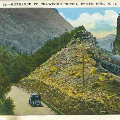 Entrance to Crawford Notch, White Mts., N.H.