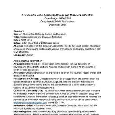 Accidents/Crimes and Disasters Collection-2