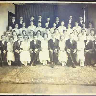 Oliver Ames High School Class of 1920 Photograph