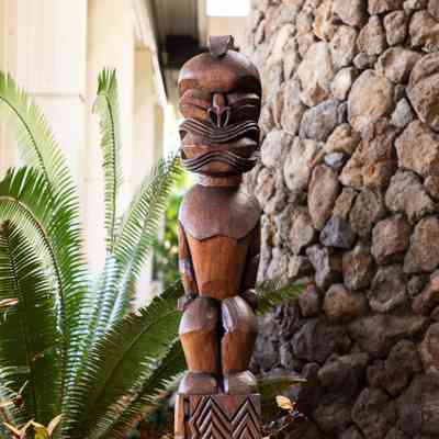 Hawaiian Tiki Sculpture