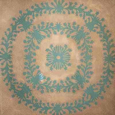 Hawaiian Quilt - Mai Poina 'Oe Ia'u (Forget Me Not)