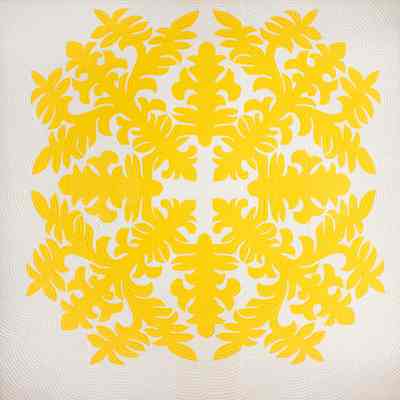 Hawaiian Quilt - Lanai-o-Kolomona (Solomon's Porch)