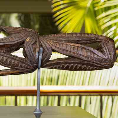 Middle Sepik River Region Canoe Prow