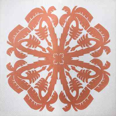 Hawaiian Quilt - Ulu Mai'a o ke Alii (King's Banana Grove)