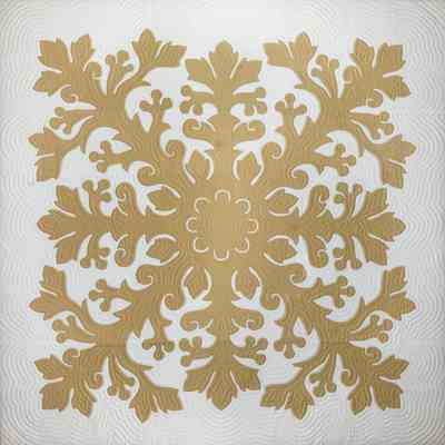 Hawaiian Quilt - Kukui o Lanikaula (Candlenut Grove of Lanikaula)
