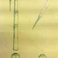 This illustration was mounted on foam core included in the Key to Liberty display with the object. Provenance of the illustration is unknown.