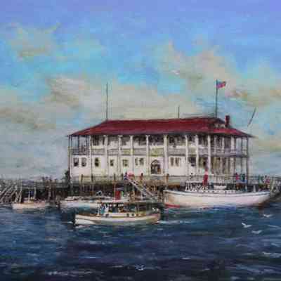 The Lake Champlain Yacht Club ca. 1918