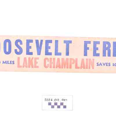 Roosevelt Ferry Sign