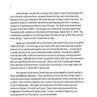 Leege Autobiography and Congress Excavation Summary